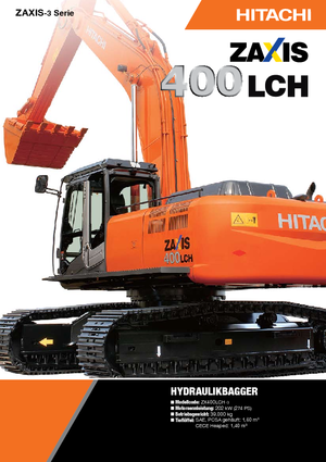 Pásová rypadla Hitachi ZX 400 LCH-3