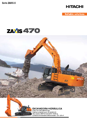 Pásová rypadla Hitachi ZX 470 LCH-5