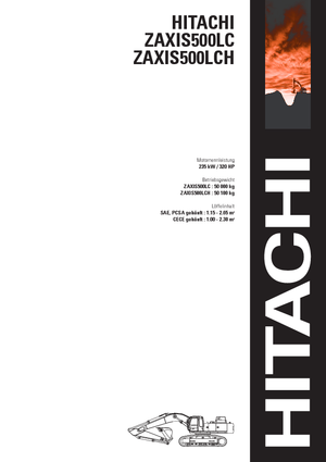 Pásová rypadla Hitachi ZX 500 LC