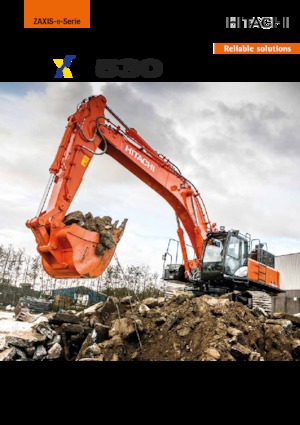 Pásová rypadla Hitachi ZX530LCH-6