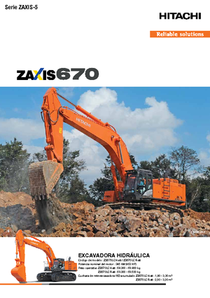 Pásová rypadla Hitachi ZX670LCH-5B