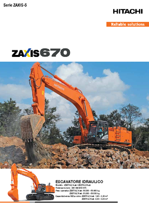 Pásová rypadla Hitachi ZX670LCH-5B