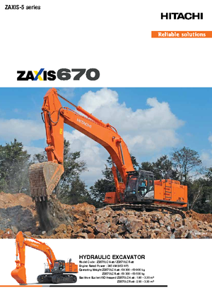 Pásová rypadla Hitachi ZX670LCH-5B