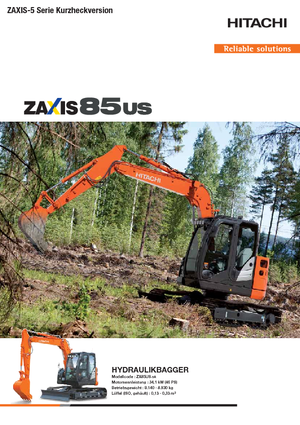 Pásová rypadla Hitachi ZX85US-5A