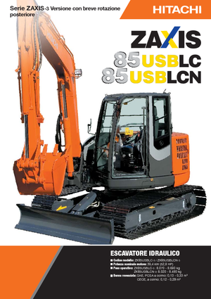 Pásová rypadla Hitachi ZX 85 US BLC-3