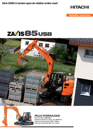 Pásová rypadla Hitachi ZX85USB-5A