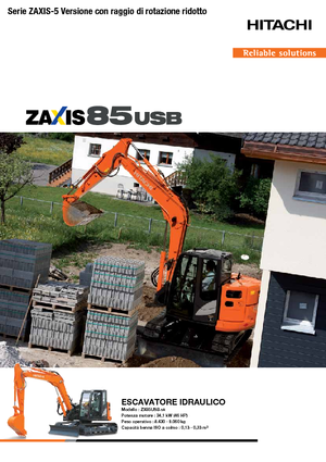 Pásová rypadla Hitachi ZX85USB-5A
