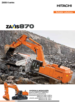 Pásová rypadla Hitachi ZX870LCH-5B
