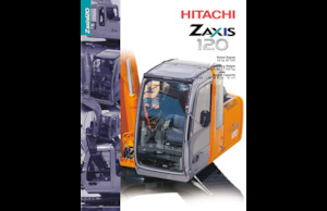 Pásová rypadla Hitachi ZX120