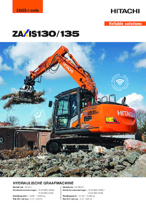 Pásová rypadla Hitachi ZX135US-7