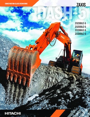 Manipulátory s materiálem Hitachi ZX250LC-5