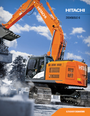 Pásová rypadla Hitachi ZX345
