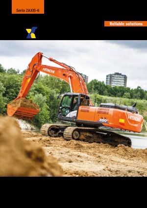 Pásová rypadla Hitachi ZX350LCN-6