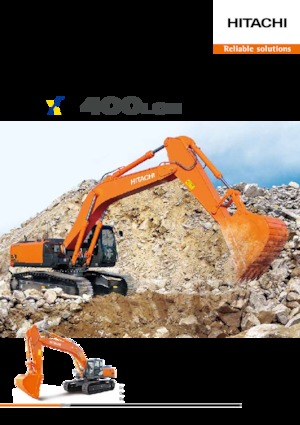 Pásová rypadla Hitachi ZX400LCH-5G