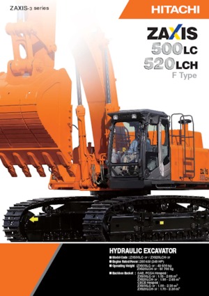Pásová rypadla Hitachi ZX520LCH-3F
