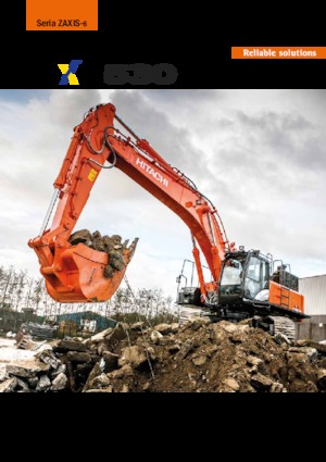 Pásová rypadla Hitachi ZX530LCH-6