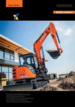Pásová rypadla Hitachi ZX65USB-5A