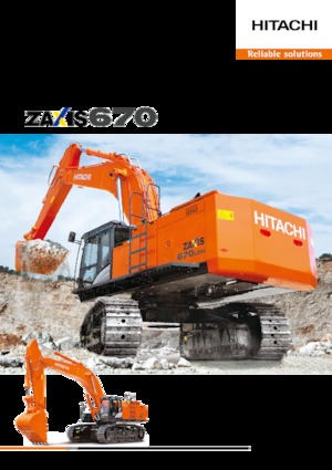 Pásová rypadla Hitachi ZX670LC-5G