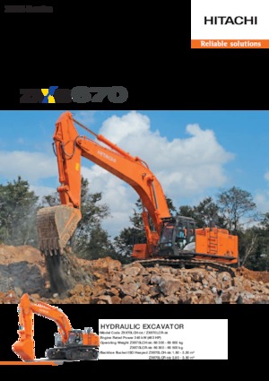 Pásová rypadla Hitachi ZX670LCH-5B