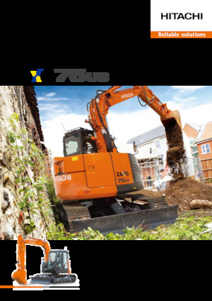 Pásová rypadla Hitachi ZX75US-5A