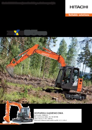 Pásová rypadla Hitachi ZX85US-5A