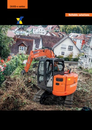 Pásová rypadla Hitachi ZX85US-6