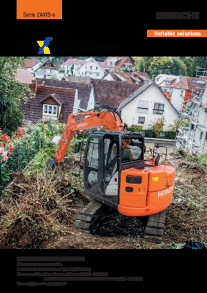 Pásová rypadla Hitachi ZX85US-6