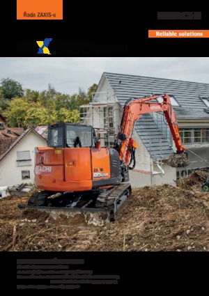 Pásová rypadla Hitachi ZX85USB-5A