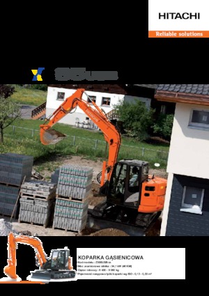 Pásová rypadla Hitachi ZX85USB-5A