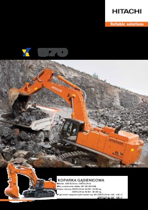 Pásová rypadla Hitachi ZX870LCH-5B