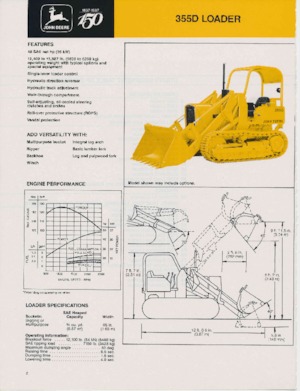 Pásové nakladače John Deere Construction 355 D
