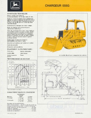 Pásové nakladače John Deere Construction 555 G