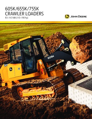 Pásové nakladače John Deere Construction 605K