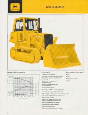 Pásové nakladače John Deere Construction 855