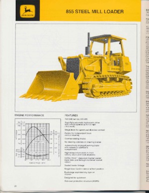 Pásové nakladače John Deere Construction 855