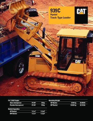 Pásové nakladače Caterpillar 939C