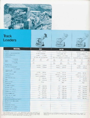 Pásové nakladače Caterpillar 941B