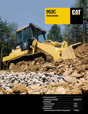 Pásové nakladače Caterpillar 953 C
