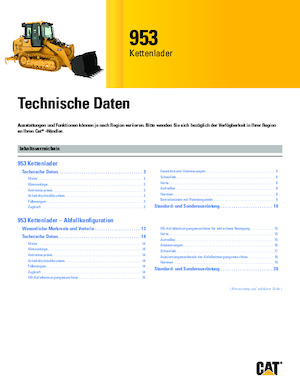 Pásové nakladače Caterpillar 953