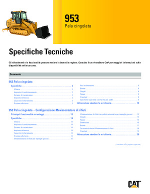 Pásové nakladače Caterpillar 953