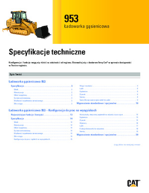 Pásové nakladače Caterpillar 953