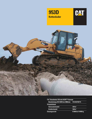 Pásové nakladače Caterpillar 953D