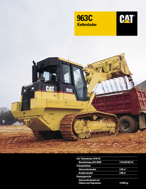 Pásové nakladače Caterpillar 963 C