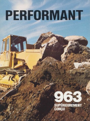 Pásové nakladače Caterpillar 963