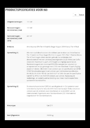 Pásové nakladače Caterpillar 963