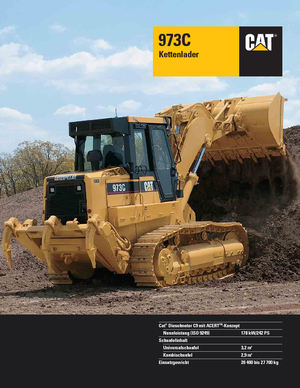 Pásové nakladače Caterpillar 973C