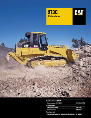 Pásové nakladače Caterpillar 973 C