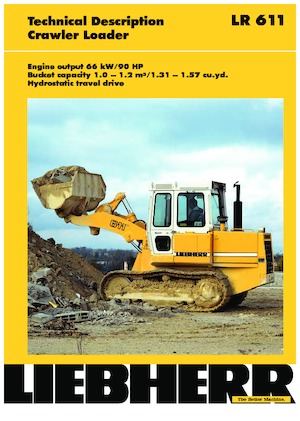 Pásové nakladače Liebherr LR 611 M