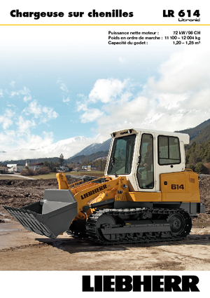 Pásové nakladače Liebherr LR 614