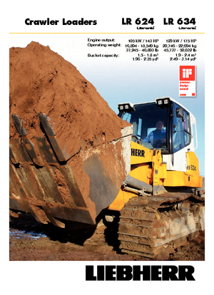 Pásové nakladače Liebherr LR 634